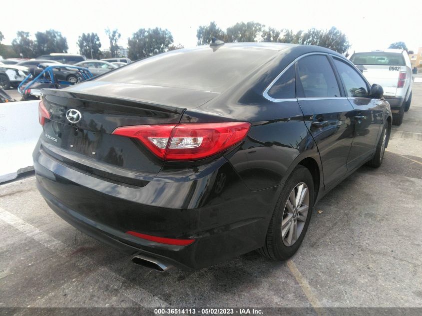 2017 HYUNDAI SONATA 2.4L - 5NPE24AF2HH444697