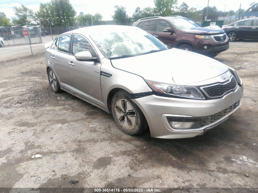 2013 KIA OPTIMA HYBRID LX - KNAGM4AD0D5041133