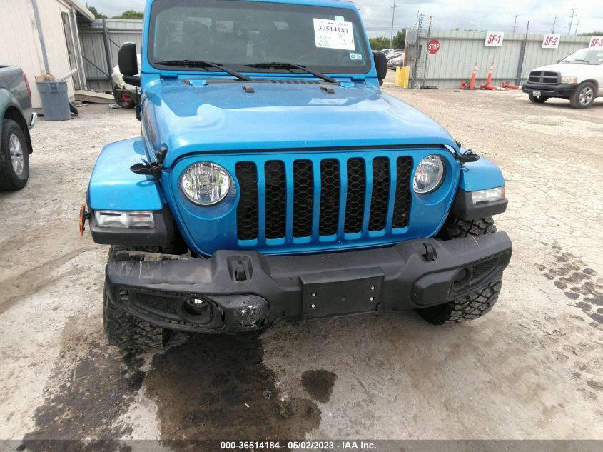 2021 JEEP GLADIATOR TEXAS TRAIL - 1C6HJTAG8ML554119