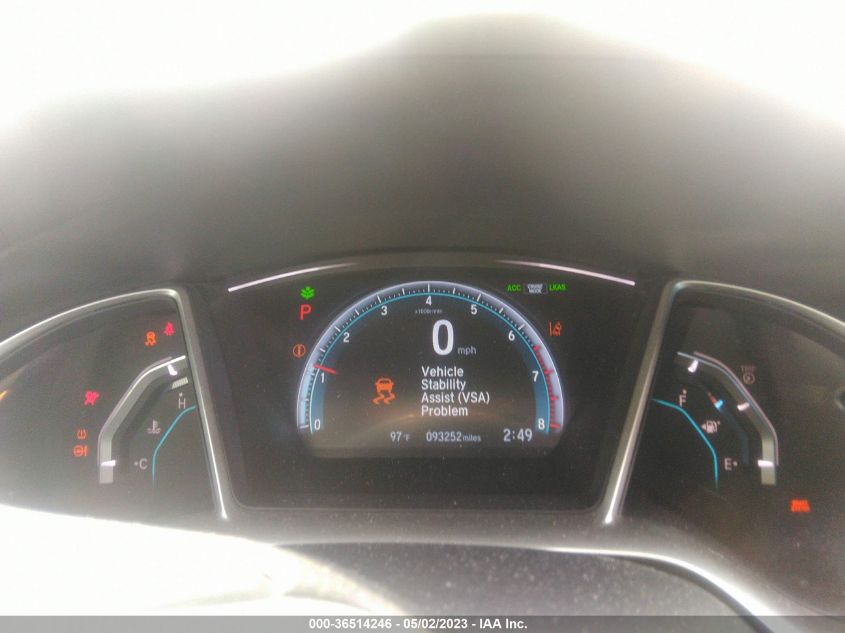 2016 HONDA CIVIC SEDAN TOURING - 19XFC1F94GE012523
