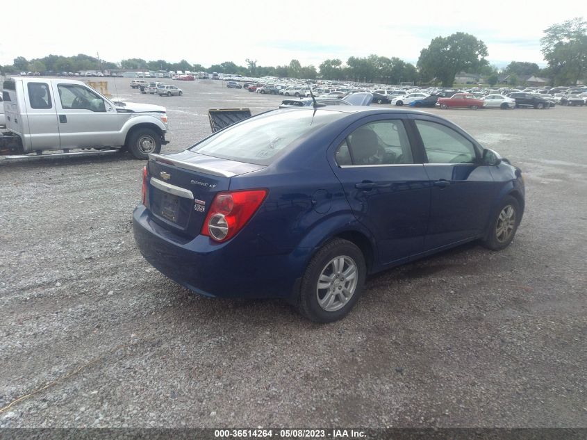 2013 CHEVROLET SONIC LT - 1G1JD5SB0D4230567