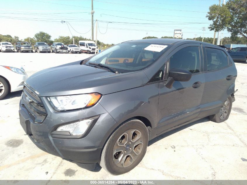 2021 FORD ECOSPORT S - MAJ3S2FE3MC407973
