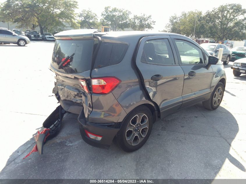 2021 FORD ECOSPORT S - MAJ3S2FE3MC407973