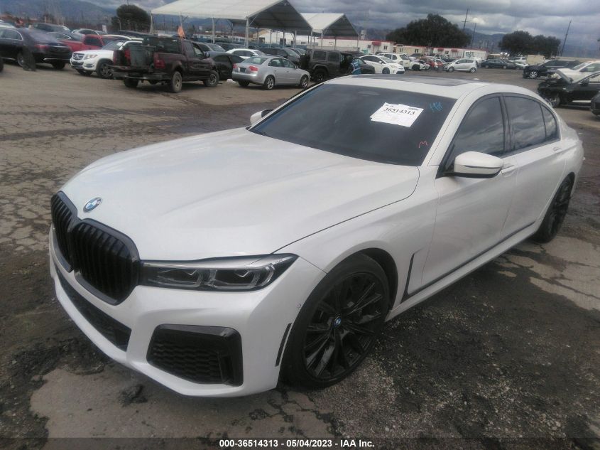 2021 BMW 7 SERIES 750I XDRIVE - WBA7U2C02MCE52529
