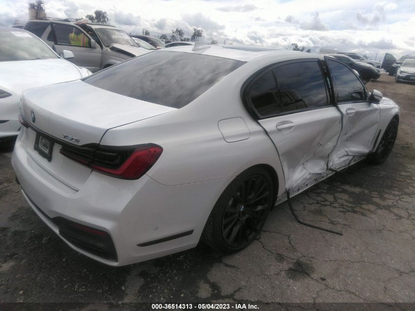 2021 BMW 7 SERIES 750I XDRIVE - WBA7U2C02MCE52529