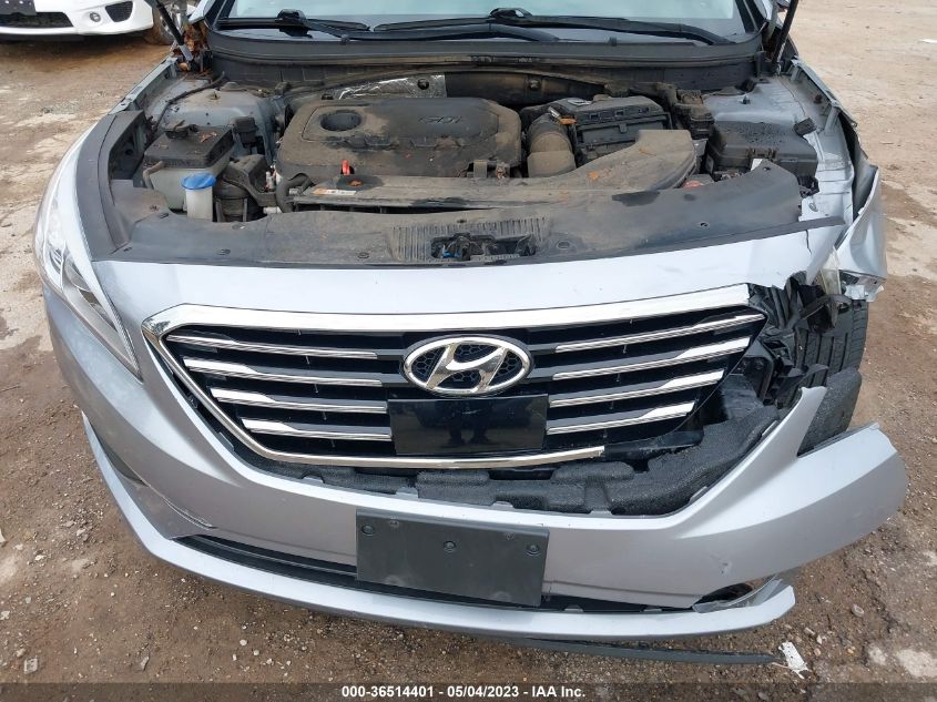 2015 HYUNDAI SONATA 2.4L LIMITED - 5NPE34AF0FH209211