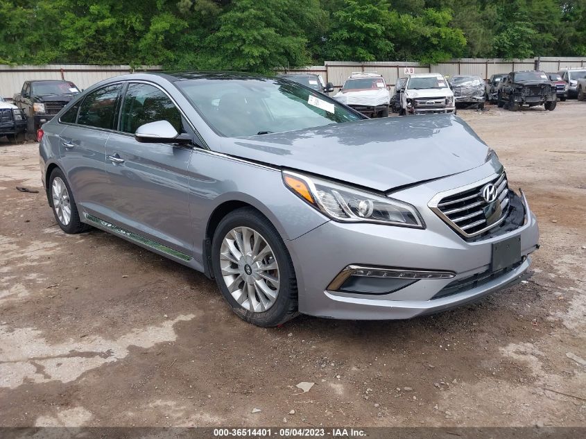 2015 HYUNDAI SONATA 2.4L LIMITED - 5NPE34AF0FH209211