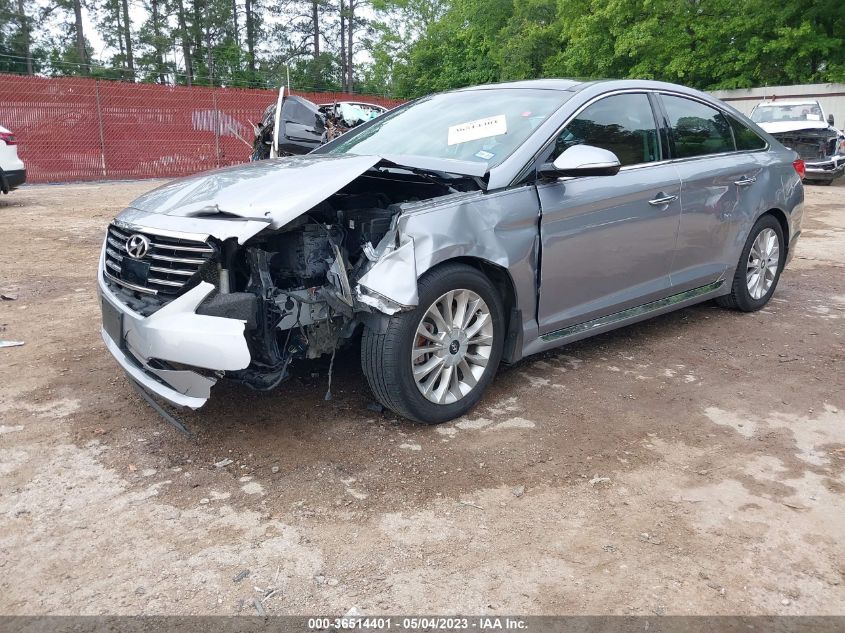 2015 HYUNDAI SONATA 2.4L LIMITED - 5NPE34AF0FH209211