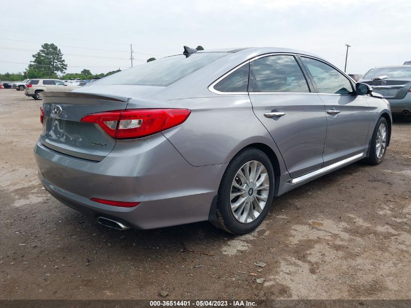 2015 HYUNDAI SONATA 2.4L LIMITED - 5NPE34AF0FH209211