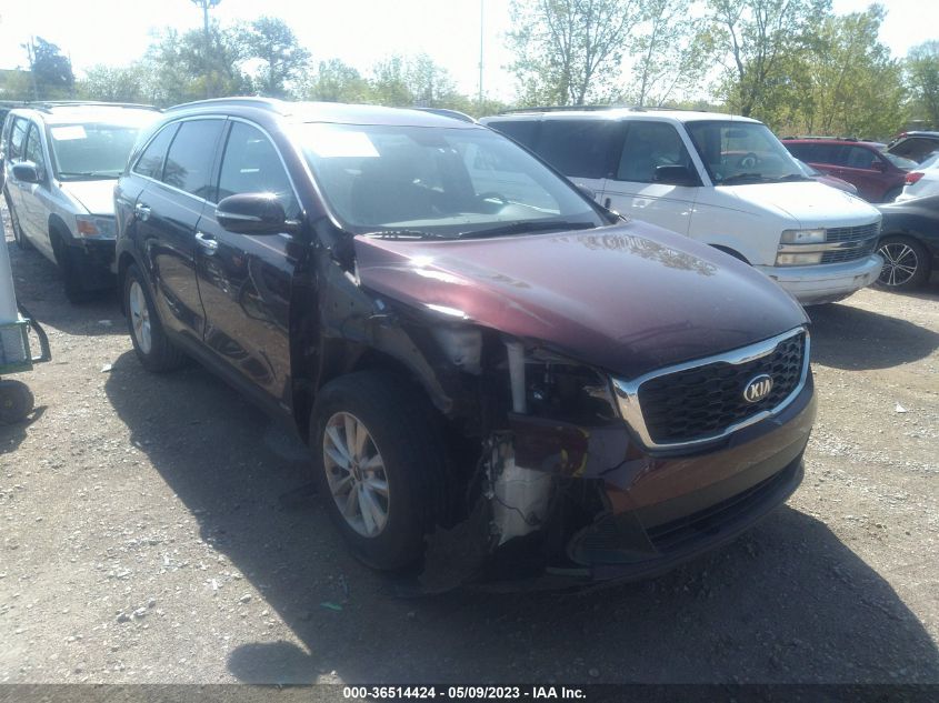 2019 KIA SORENTO LX V6 - 5XYPGDA51KG476668