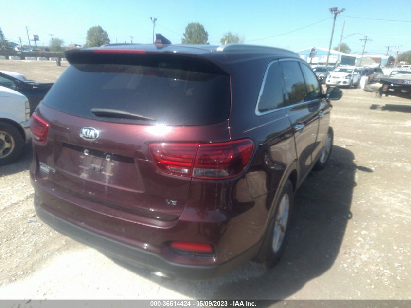 2019 KIA SORENTO LX V6 - 5XYPGDA51KG476668