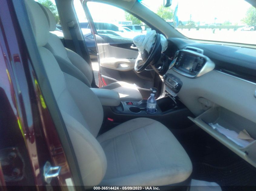 2019 KIA SORENTO LX V6 - 5XYPGDA51KG476668