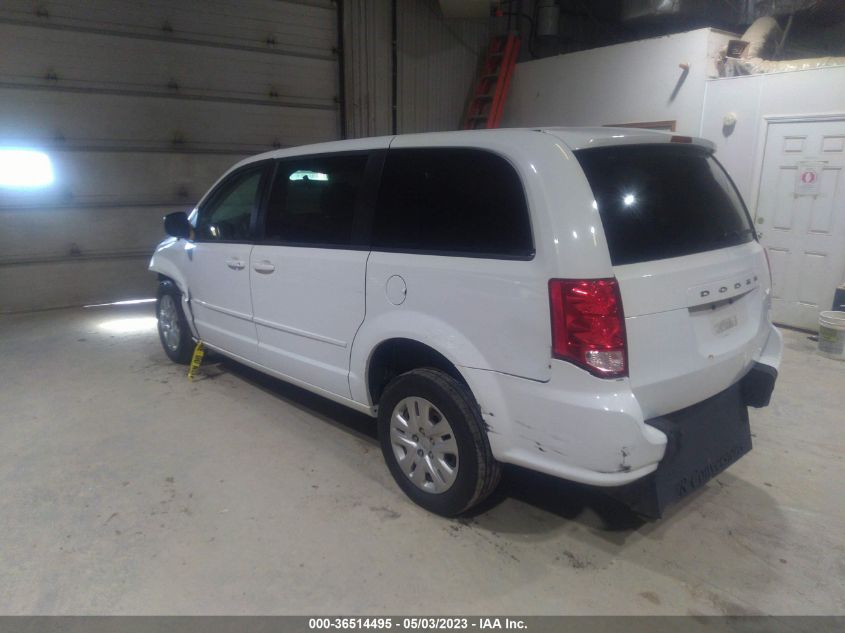 2016 DODGE GRAND CARAVAN SE - 2C4RDGBG1GR152464
