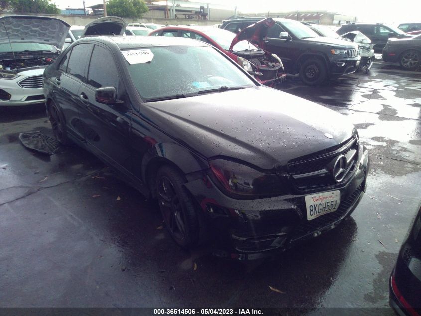 2013 MERCEDES-BENZ C-CLASS C 250 - WDDGF4HB4DR293693