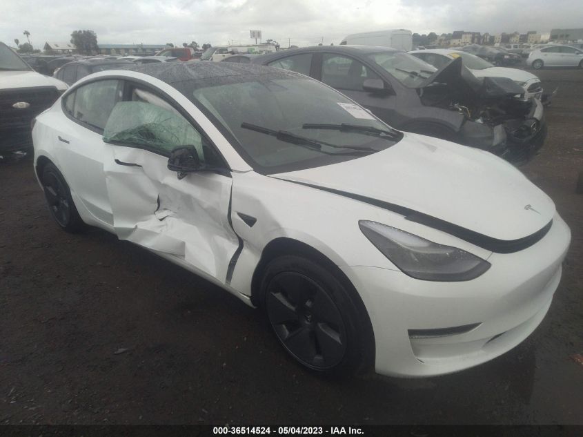 2022 TESLA MODEL 3 - 5YJ3E1EA8NF242162