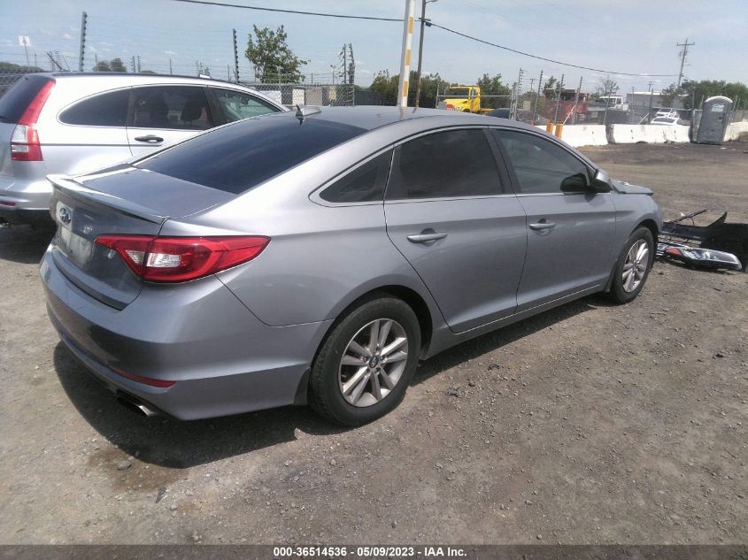 2016 HYUNDAI SONATA 2.4L SE - 5NPE24AFXGH350761