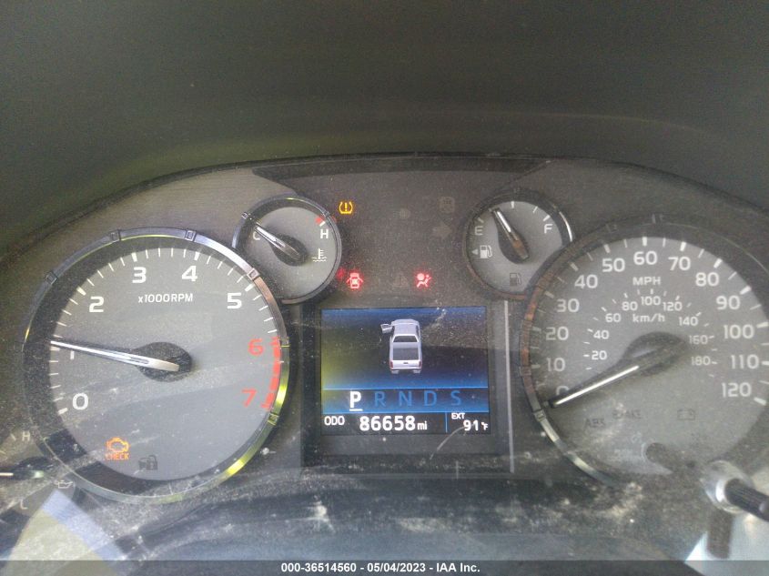 2016 TOYOTA TUNDRA 2WD TRUCK SR/SR5 - 5TFTW5F13GX009169