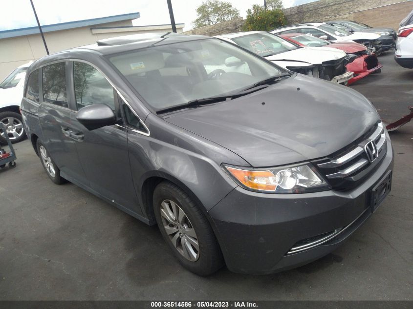 2016 HONDA ODYSSEY EX-L - 5FNRL5H65GB166515