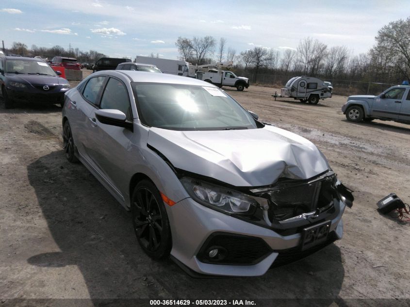 2017 HONDA CIVIC HATCHBACK SPORT - SHHFK7H43HU221737