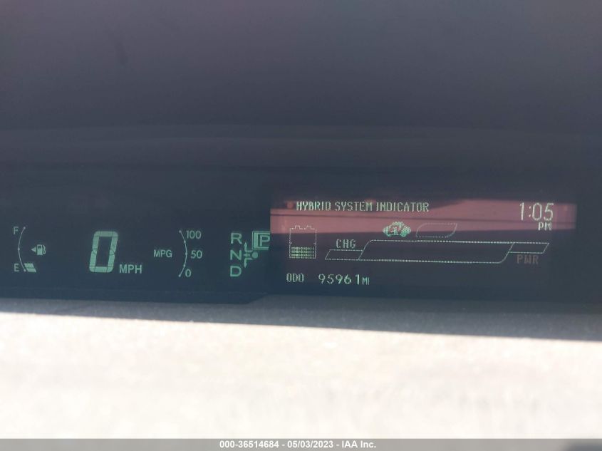 2015 TOYOTA PRIUS FOUR - JTDKN3DU8F0467376