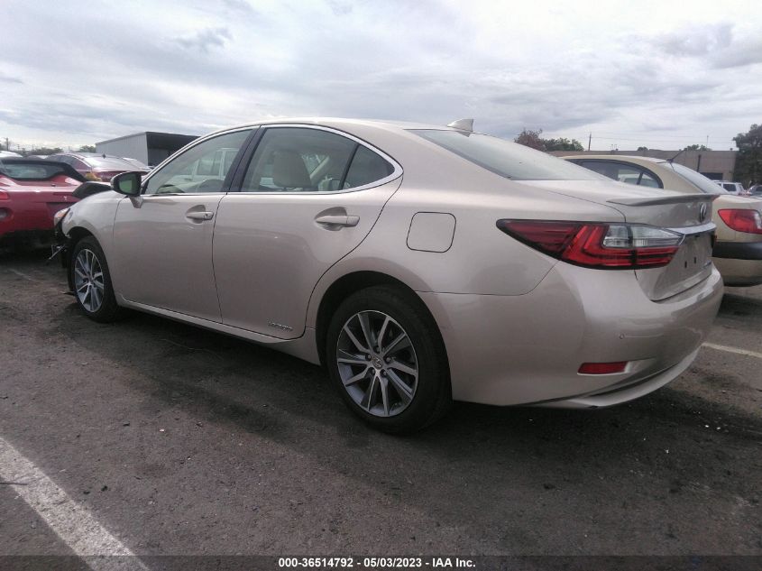 2016 LEXUS ES 300H HYBRID JTHBW1GGXG2100846