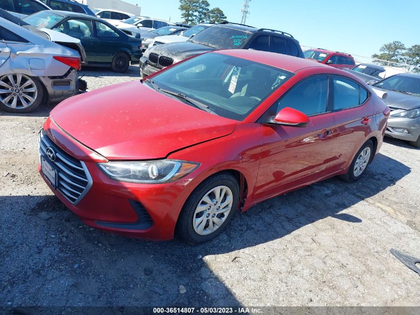 2017 HYUNDAI ELANTRA SE - 5NPD74LF0HH197898