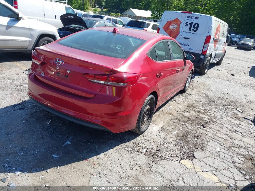 2017 HYUNDAI ELANTRA SE - 5NPD74LF0HH197898
