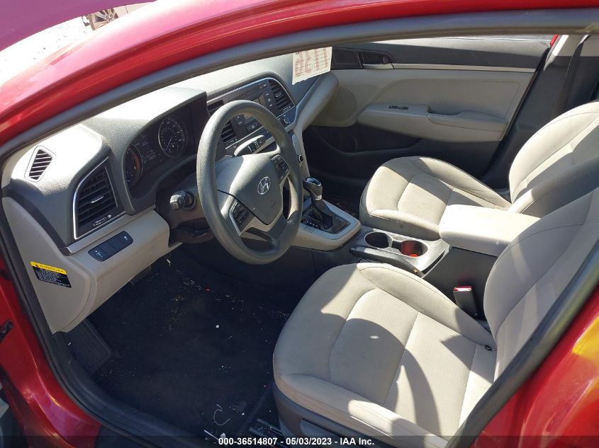 2017 HYUNDAI ELANTRA SE - 5NPD74LF0HH197898