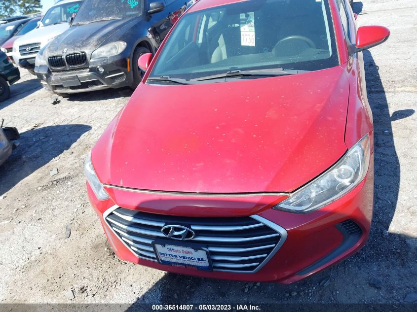 2017 HYUNDAI ELANTRA SE - 5NPD74LF0HH197898
