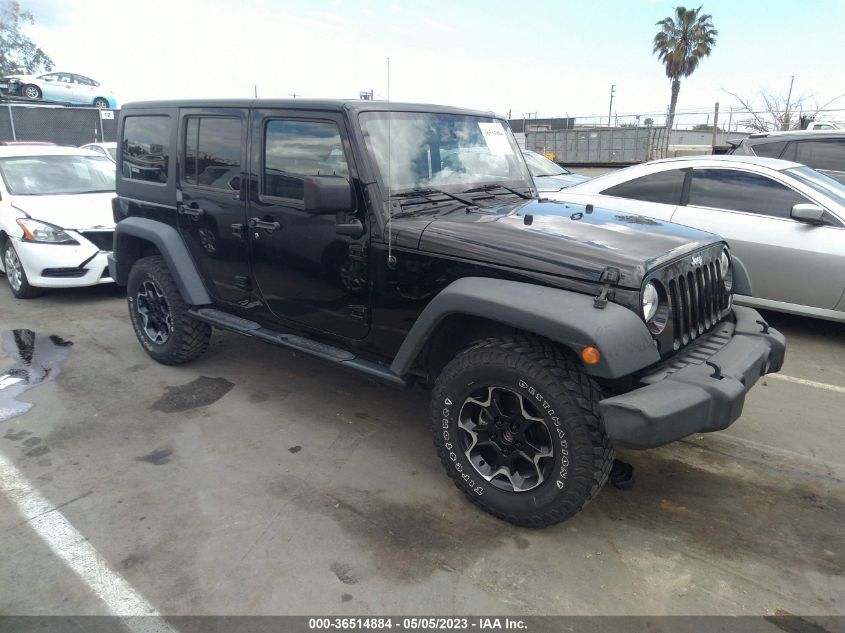 2014 JEEP WRANGLER UNLIMITED SPORT - 1C4BJWDG8EL281406