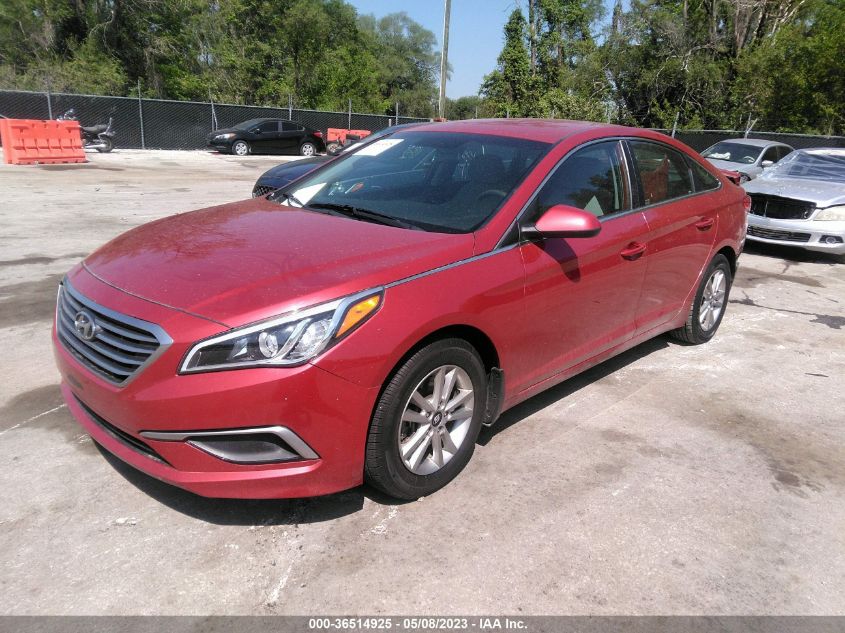 2017 HYUNDAI SONATA SE - 5NPE24AF4HH489267