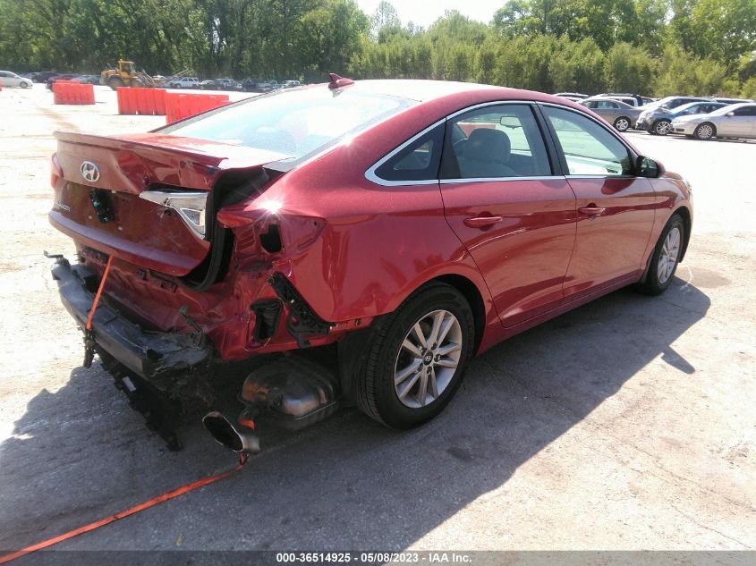 2017 HYUNDAI SONATA SE - 5NPE24AF4HH489267