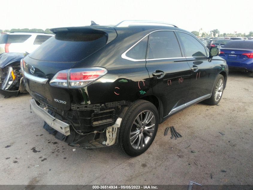 2013 LEXUS RX 350 - JTJZK1BA3D2006279