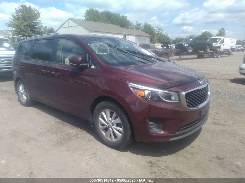 2016 KIA SEDONA LX - KNDMB5C16G6192884