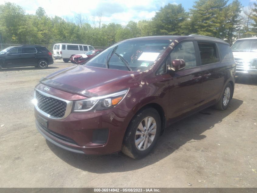 2016 KIA SEDONA LX - KNDMB5C16G6192884