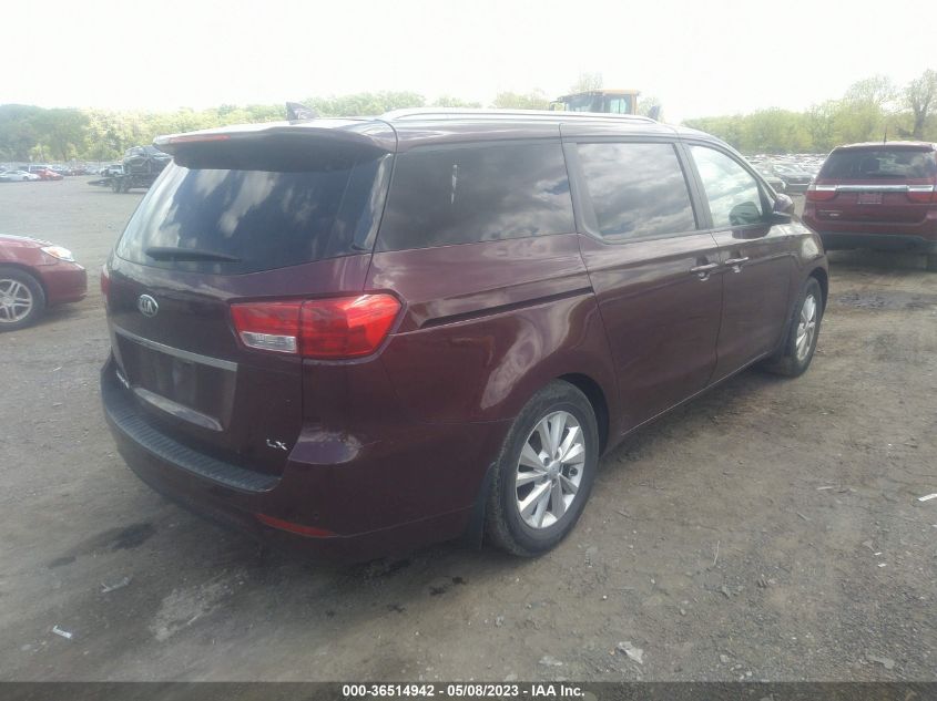 2016 KIA SEDONA LX - KNDMB5C16G6192884