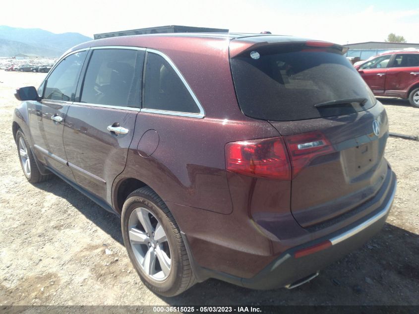 2013 ACURA MDX TECH PKG - 2HNYD2H38DH503563