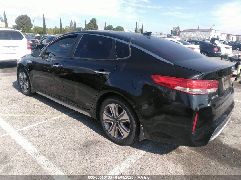 2017 KIA OPTIMA HYBRID EX - KNAGU4LEXH5012668