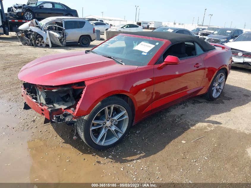 2022 CHEVROLET CAMARO 1LT - 1G1FB3DS6N0111007