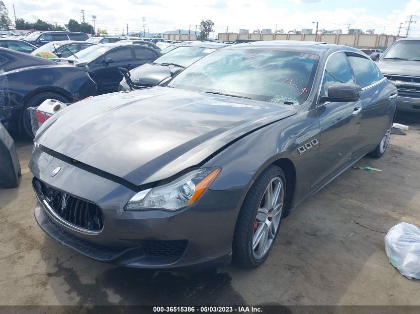 2016 MASERATI QUATTROPORTE S ZAM56RPA4G1189808