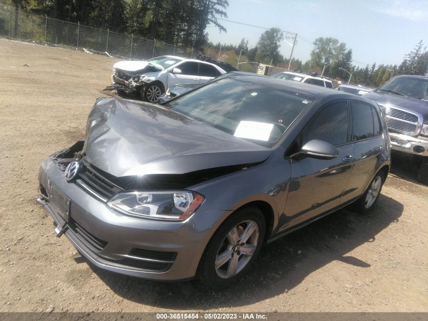 2017 VOLKSWAGEN GOLF S - 3VW217AU5HM046994