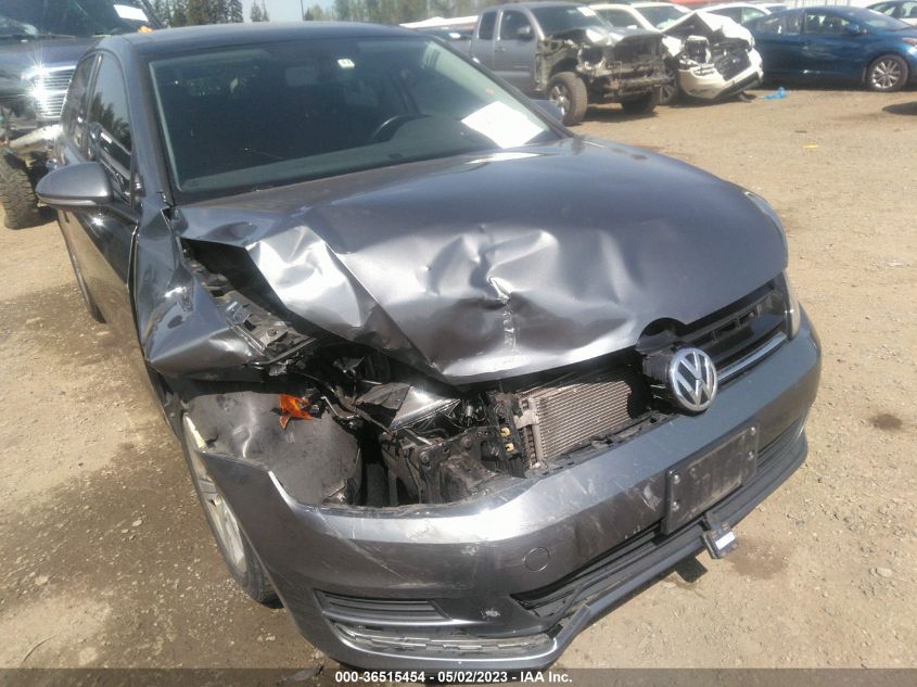 2017 VOLKSWAGEN GOLF S - 3VW217AU5HM046994