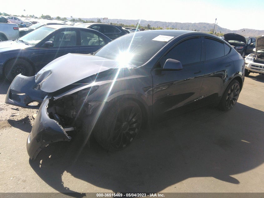VIN 7SAYGDEF3NF411696 2022 TESLA MODEL Y PERFORMANCE