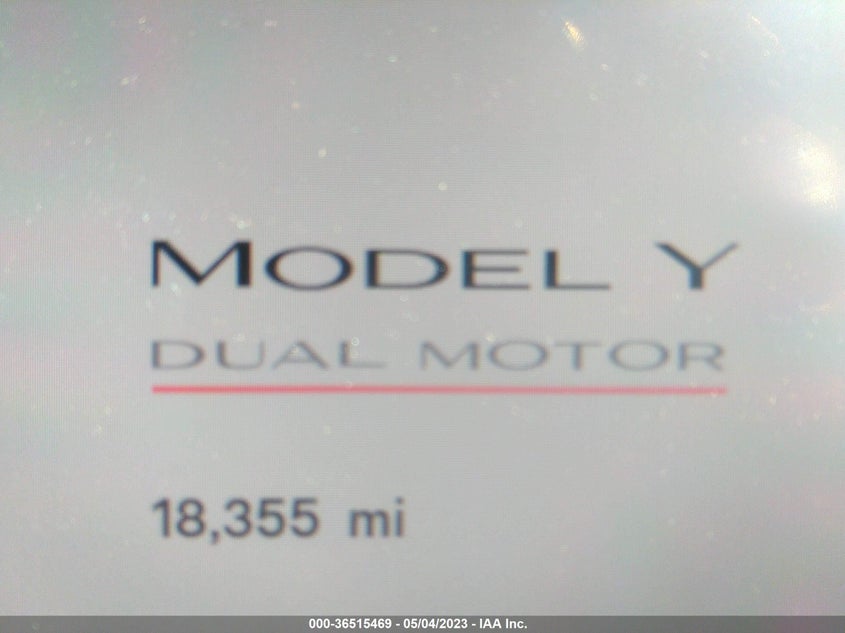 VIN 7SAYGDEF3NF411696 2022 TESLA MODEL Y PERFORMANCE