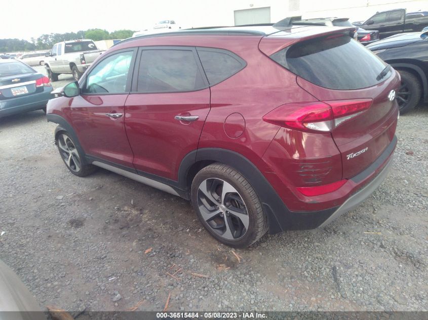 2018 HYUNDAI TUCSON LIMITED - KM8J33A21JU831137