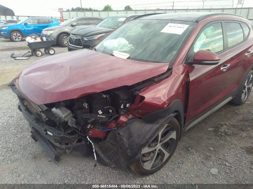 2018 HYUNDAI TUCSON LIMITED - KM8J33A21JU831137