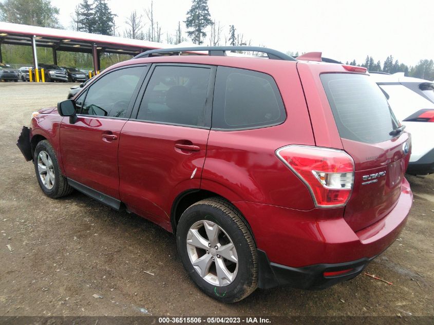 2016 SUBARU FORESTER 2.5I - JF2SJABC8GH555018