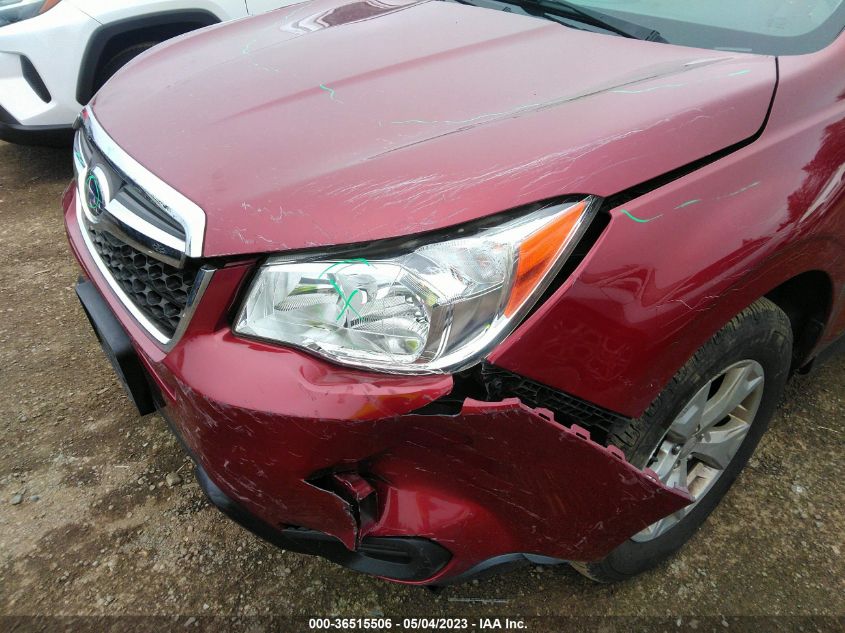 2016 SUBARU FORESTER 2.5I - JF2SJABC8GH555018