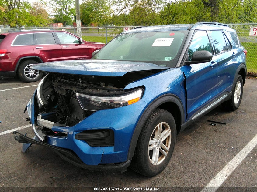 VIN 1FMSK8DHXLGC06371 2020 FORD EXPLORER XLT