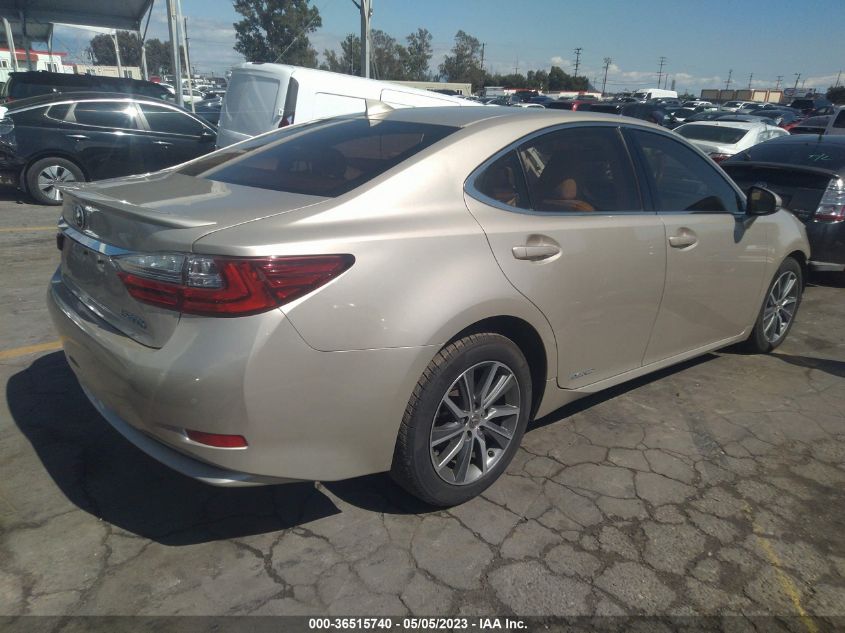 2016 LEXUS ES 300H HYBRID - JTHBW1GG8G2109724